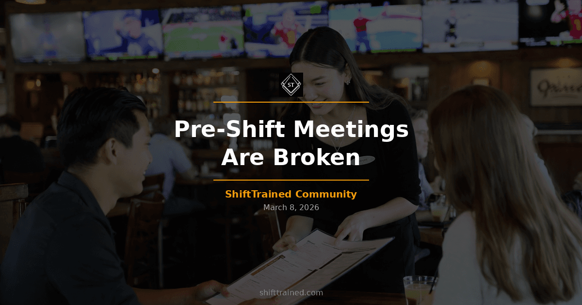 Pre-Shift Meetings Are Broken. Here's What Works Instead.