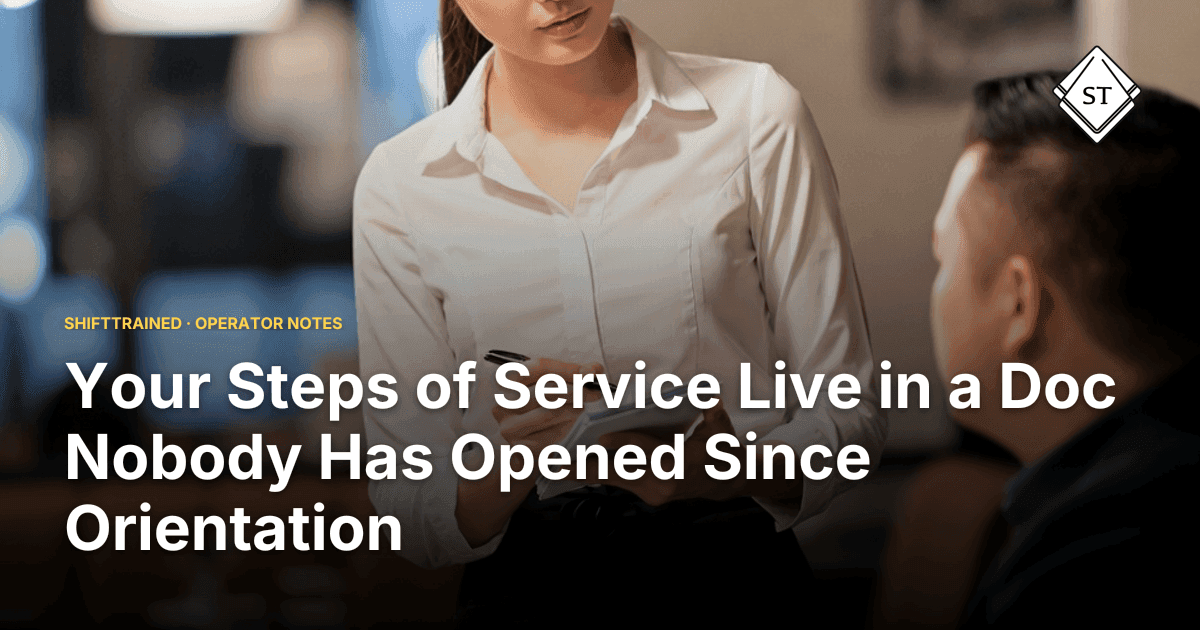 Your Steps of Service Live in a Doc Nobody Has Opened Since Orientation